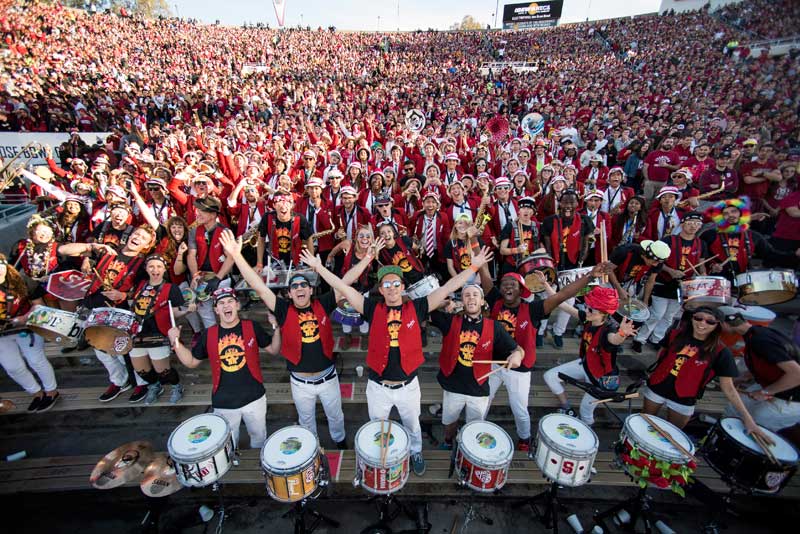 Band posing for a picture