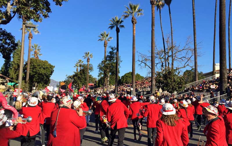 The Band as seen from behind