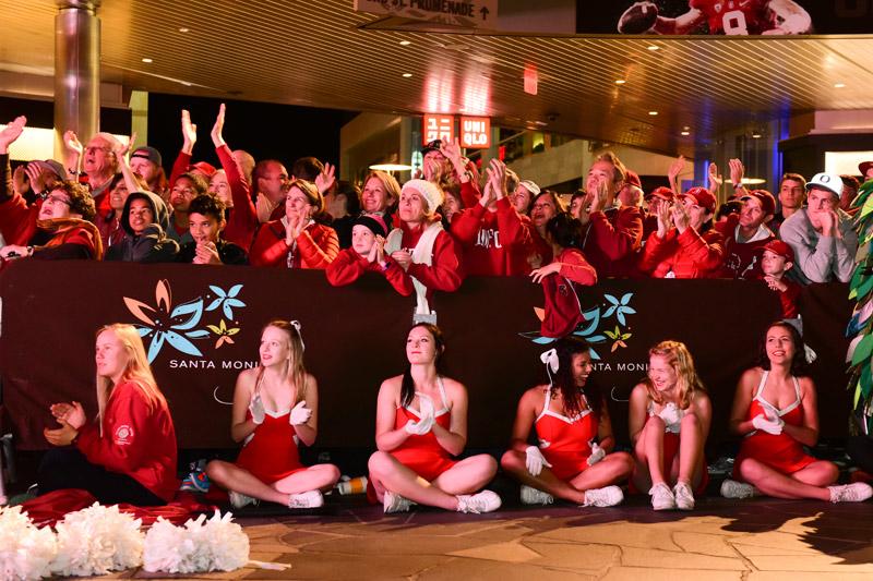 Seated members of the dance squad