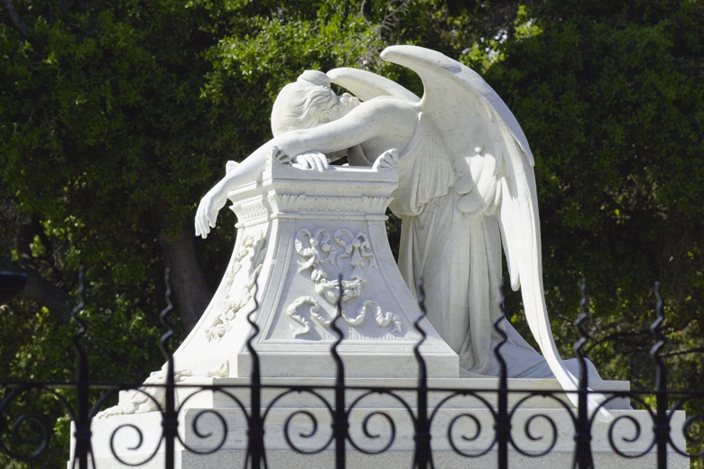 Angel of Grief sculpture