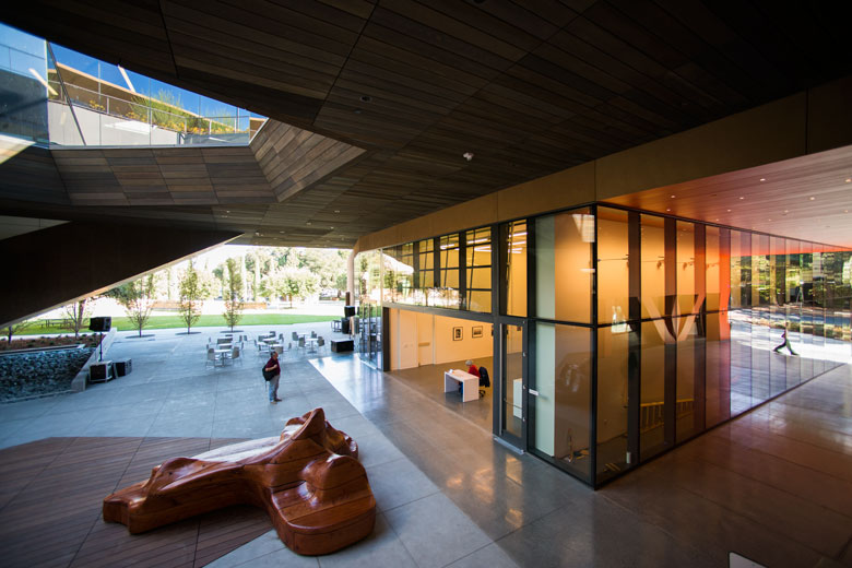 courtyard of McMurtry Building