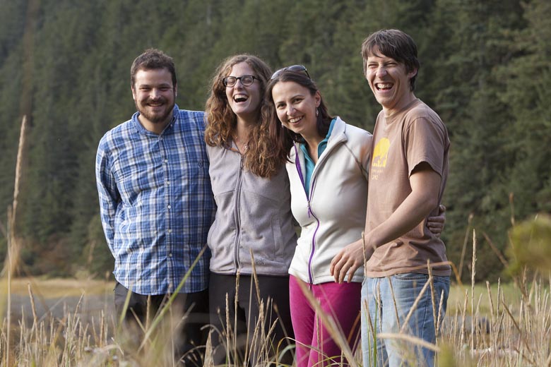 Inian Islands Institute founders Aaron Strong, Lauren Oakes, Lida Teneva, Zachary Brown