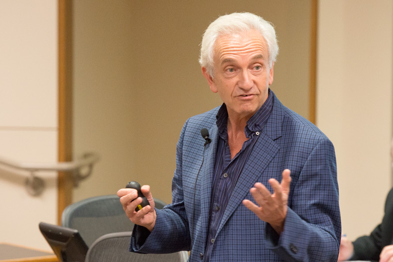 Russell Berman addressing the senate