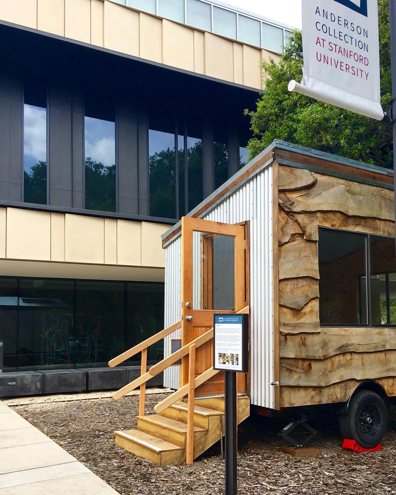 Mobile art studio on wheels