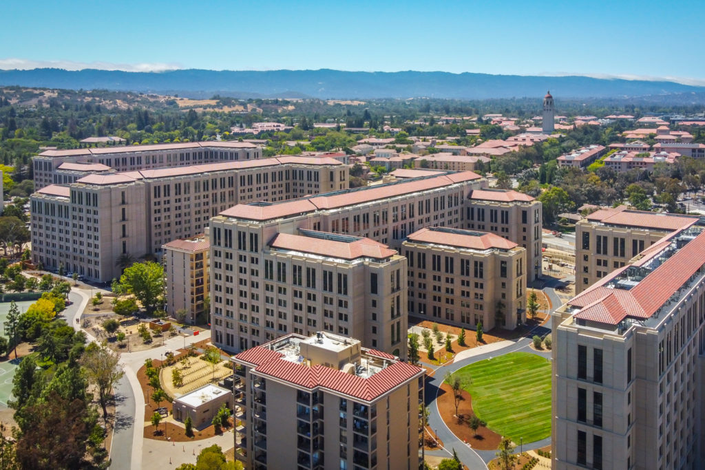 Overhead view of Escondido Village Graduate Residences