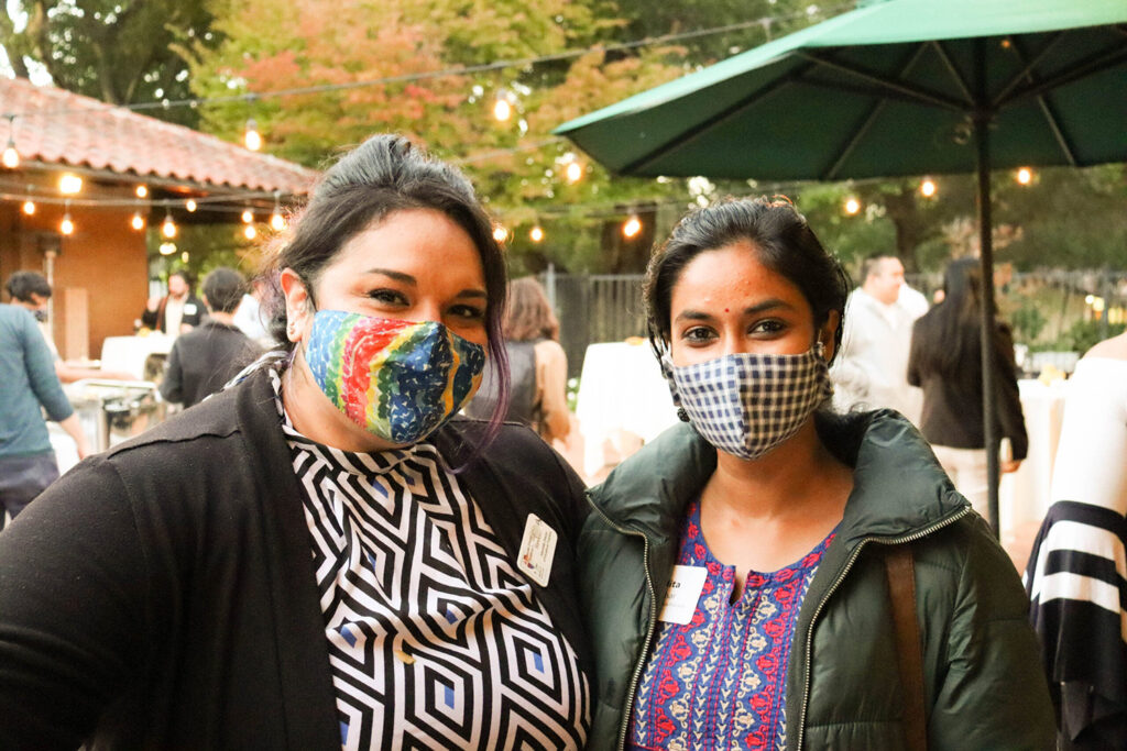 From L to R: Angie Hawkins and Nandita Bhaskhar