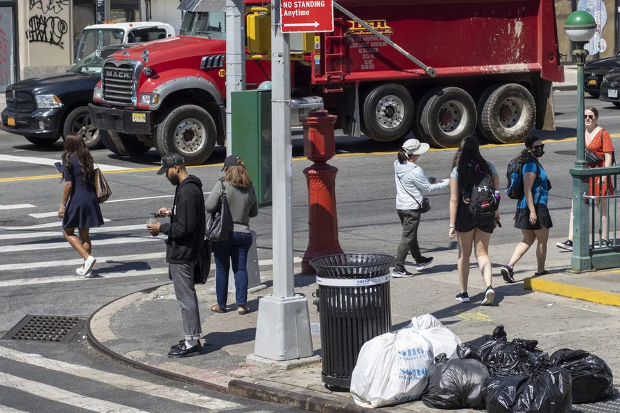 Street corner in New York City