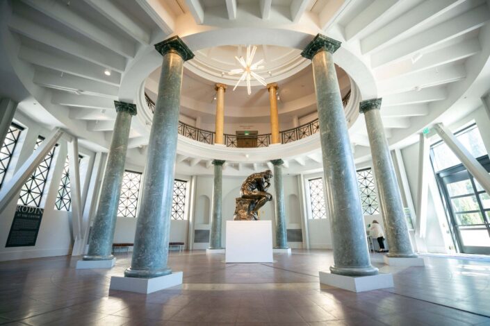 Rodin's The Thinker at Stanford Museum (Image Credit: Courtesy Cantor Arts Center)