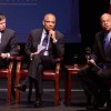 Plenary panelists Anthony Early Jr and Kenneth Chenault and moderator Jeh Johnson / Photo: L.A. Cicero