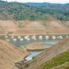 Image of  Lake McClure with a very low water level. Photo: Florence Low