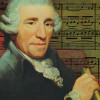 image of composer Haydn with music score/ Courtesy Studio Scott