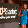 Graduate student Alli McKee speaking at TEDxStanford / Photo: L.A. Cicero