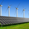 solar and wind power