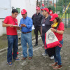 Students engaging in fieldwork in Puebla