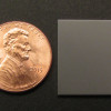 microcapillary slide next to penny to show size comparison / Courtesy Cochran Lab