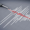 Graph showing seismic activity