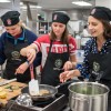 Students cooking