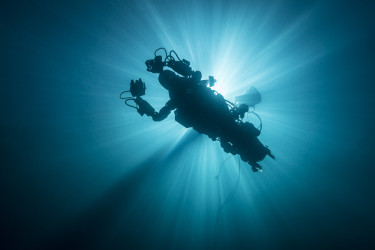 Robot seen from below