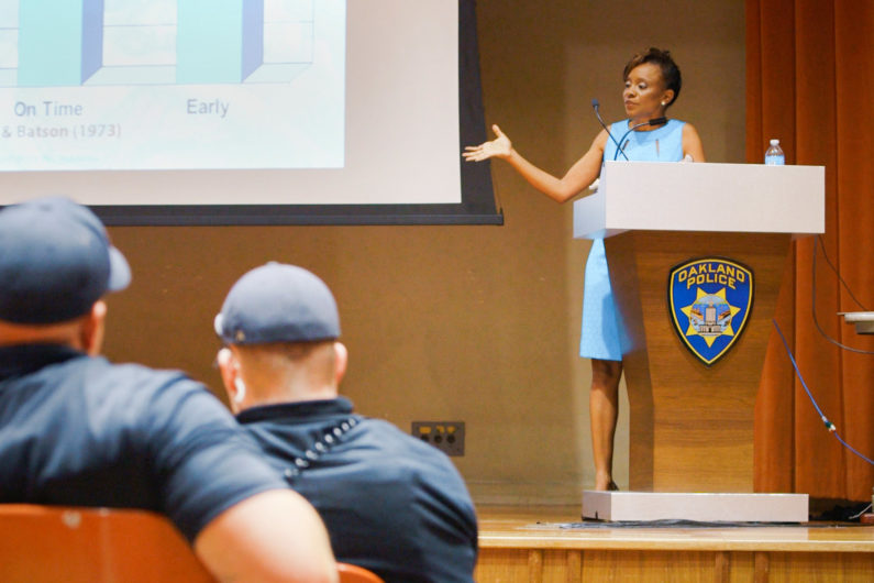 Jennifer Eberhardt speaks to Oakland PD