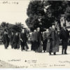 Inaugural procession with John C. Branner at the head