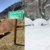 Tioga Pass with too little snow and Washington DC with too much