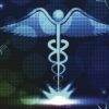 caduceus with other medical symbols