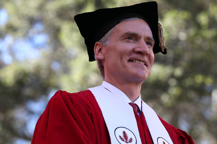 In his inaugural address, Stanford President MarcTessier-Lavigne called on the Stanford community to join him in developing a purposeful vision of the university that leverages all of its resources.