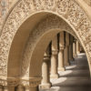 sandstone arches and columns