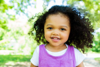 Toddler in park