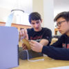 Engineering major John Chuter and freshman Berber Jin