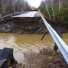 Bridge in Portland, Maine damaged by 1984 earthquake.