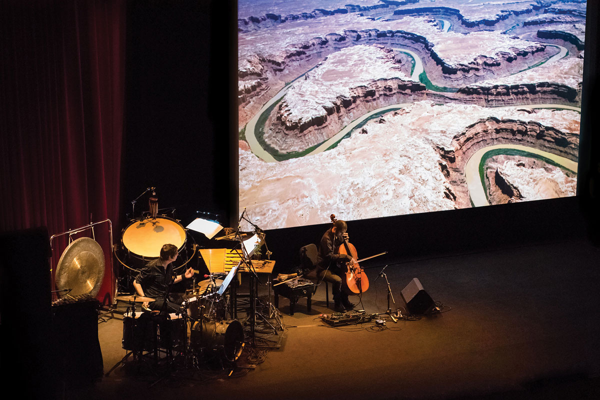 multimedia work The Colorado in performance