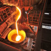 Molten steel