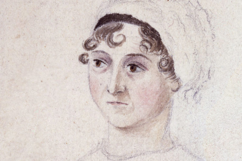 Drawing of Jane Austen