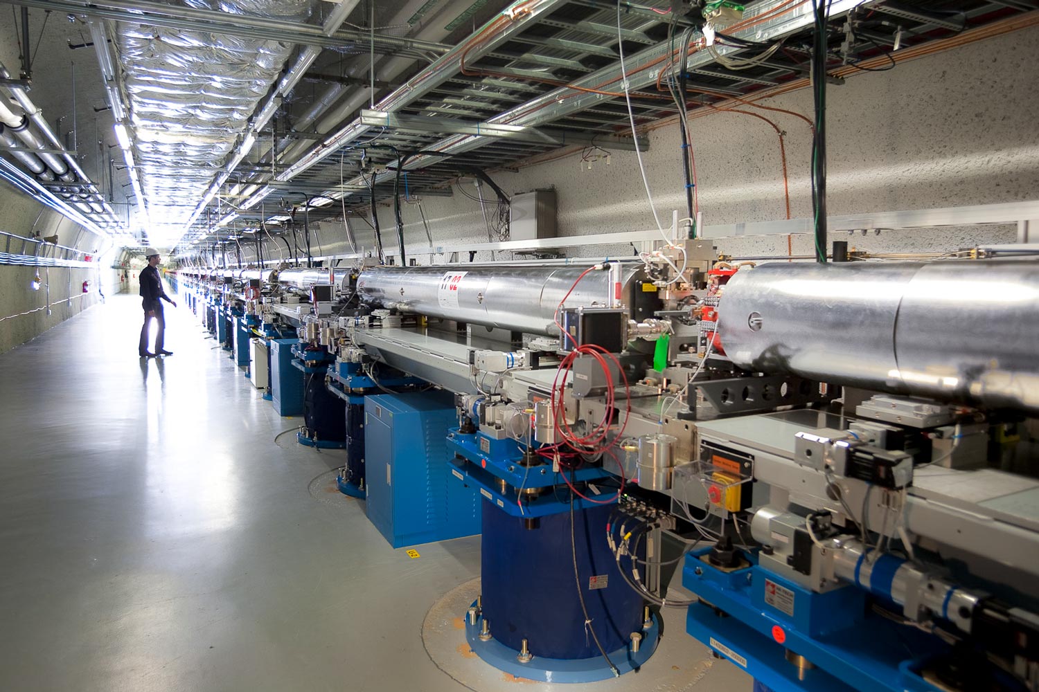 Undulator Hall at Linac Coherent Light Source, SLAC National Accelerator Laboratory