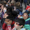 Children watching eclipse