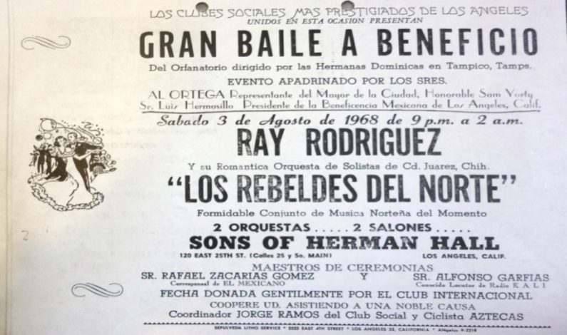 Poster advertising dance