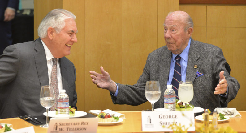 Tillerson and Shultz