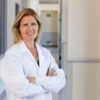 Image of Karen Parker in a white coat with arms crossed