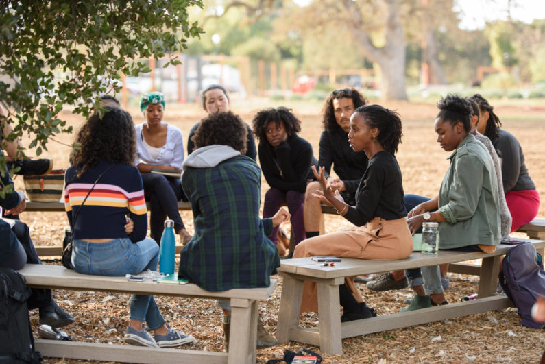 Students meet with Brenda Mutuma