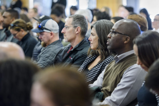 Audience at long-range plan discussion