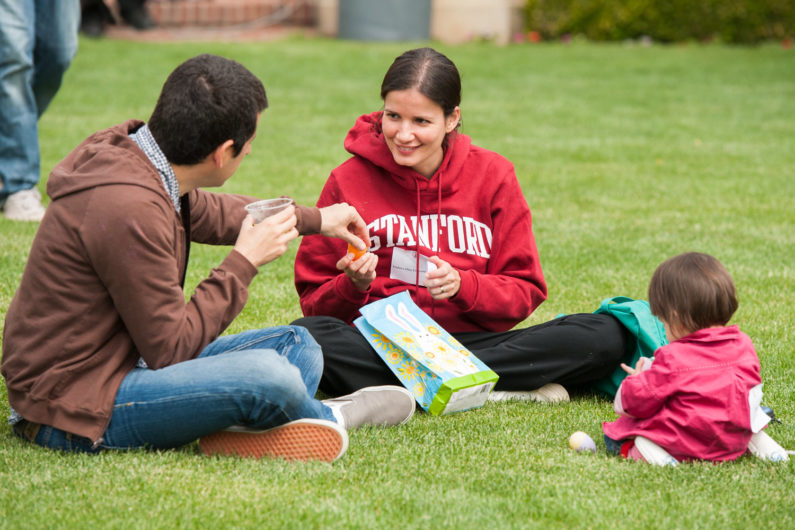 Graduate student, spouse and child