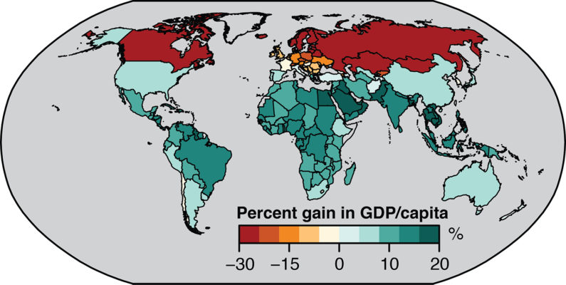 Climate map