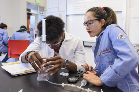 Students in the Leland Stanford program