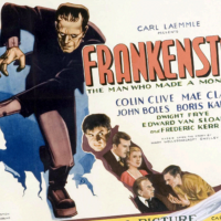 A poster for the 1931 film Frankenstein.