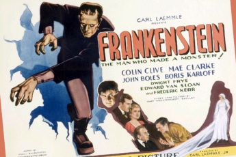 A poster for the 1931 film Frankenstein.