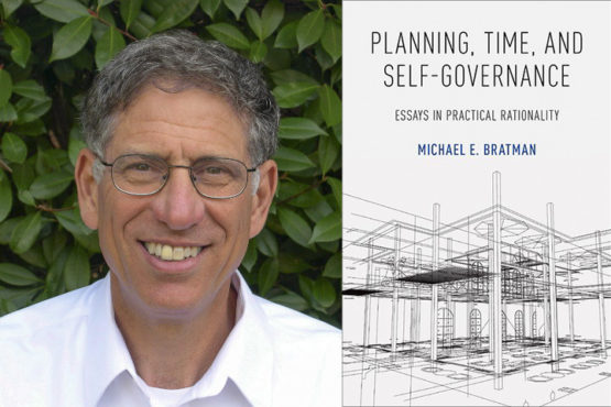 Michael Bratman and book cover