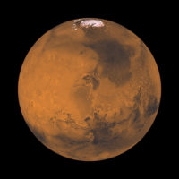 View of planet Mars