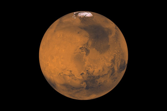 View of planet Mars