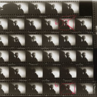 detail of Andy Warhol contact sheet